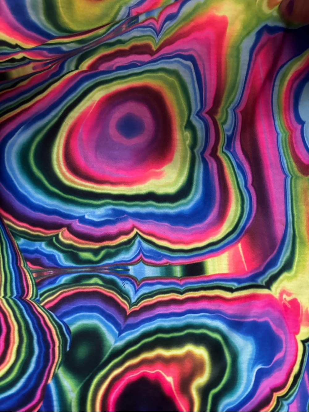 SHEIN Multicolor Neon Swirl Print Dress